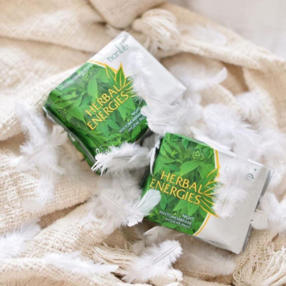 Nočné menštruačné vložky - Energia bylín 8 ks | tianDe – Obrázok 2