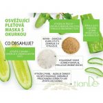 Pleťová maska s uhorkou 1 ks | tianDe