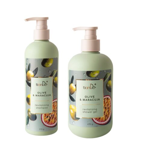 Šampón + sprchový gél olivy a maracuja | tianDe