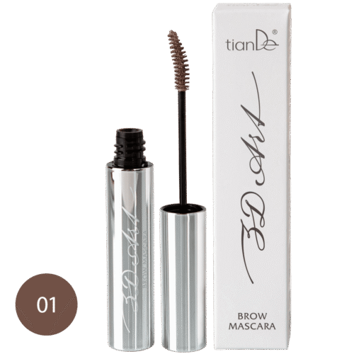 3D Art Brow Mascara, grafitová teplá | tianDe